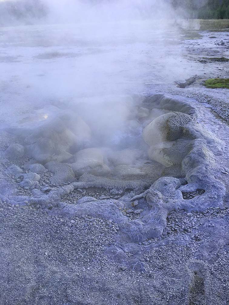 Thermal Area Yellowstone. 