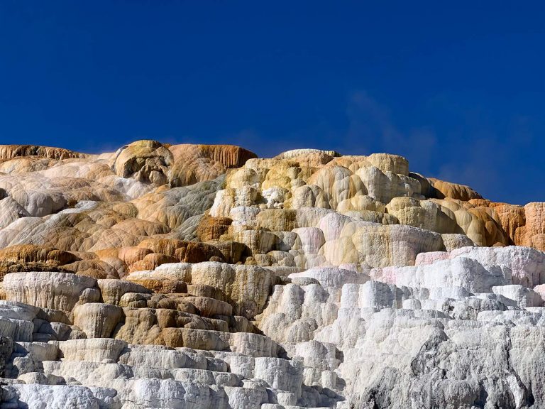 Mammoth Hot Sprins in Yellowstone National Park