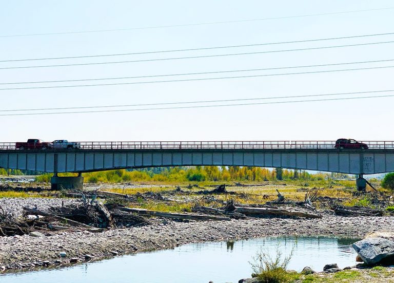 Snake River Bridge Work