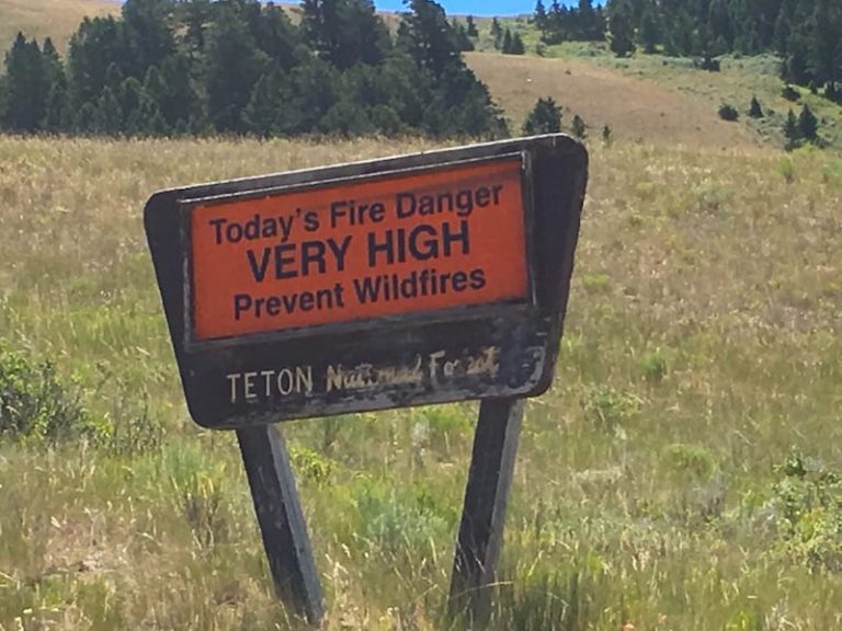 Yellowstone fire danger