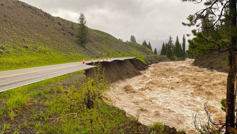 Yellowstone flood damage is severe