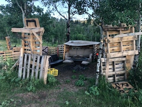 Bad campers damage Wyoming forest site