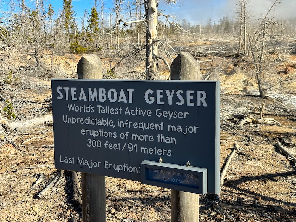 Steamboat Geyser YNP