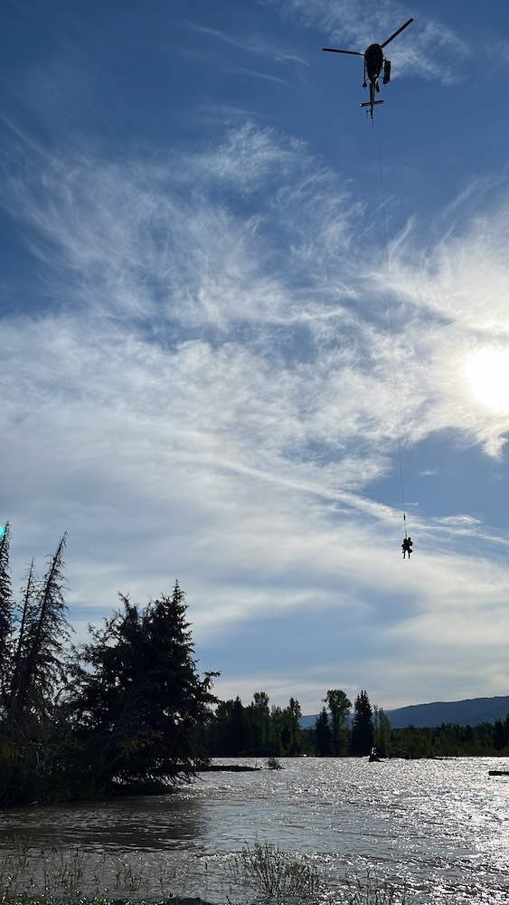 Snake River Rafter Rescue. Photo GTNP